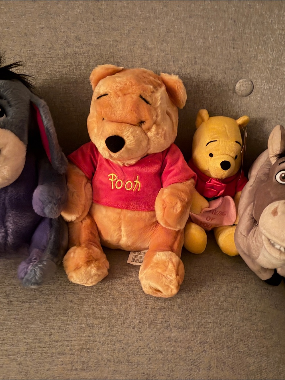 Disney Winnie the Pooh Plush Toy - Yellow and Red